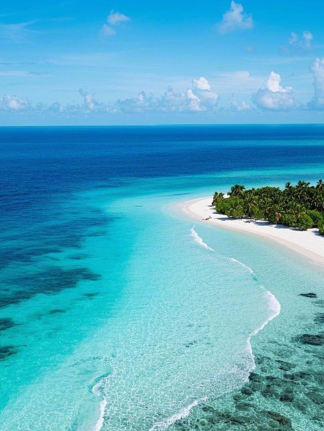Imagen de una playa en Malediwy